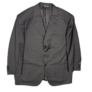 Pal Zileri Blazer Loro Piana Tasmanian 120s Wool Sport Coat Made in Italy 44 R
